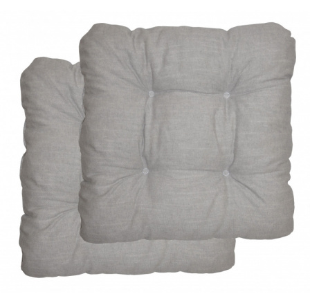 Sedák UNI 40x40 cm - Mirha šedá - set 2 kusy Sedák UNI 40x40 cm - Mirha šedá - set 2 kusy