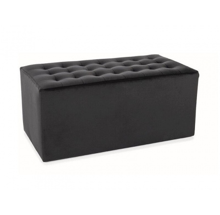 PUF LORI 2 VELVET CZARNY BLUVEL 19