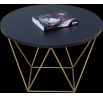 LIAM Dohányzóasztal Arany+Fekete