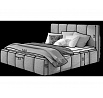 Bed Edvige+ wooden frame 160x200 Jasmine 22 Not applicable 1