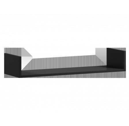Vissta 80 Black Shelf Czarny 80x14 Not applicable