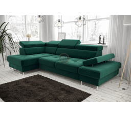 NAROŻNIK GALAXY MINI 170x280 - Odcienie zieleni , lewa