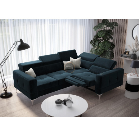 NAROŻNIK TOSCANIA RELAX Z FUNKCJĄ SPANIA 185X250 - Wybierz własny kolor - Zapisz swój wybór - Galeria tkanin poniżej , prawa