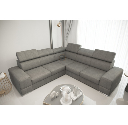 NAROŻNIK ROYAL MAX 286×286 - prawa , Odcienie szarości