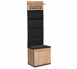 Zestaw do Przedpokoju VENORNA 60 cm Dąb Artisan/Grafit