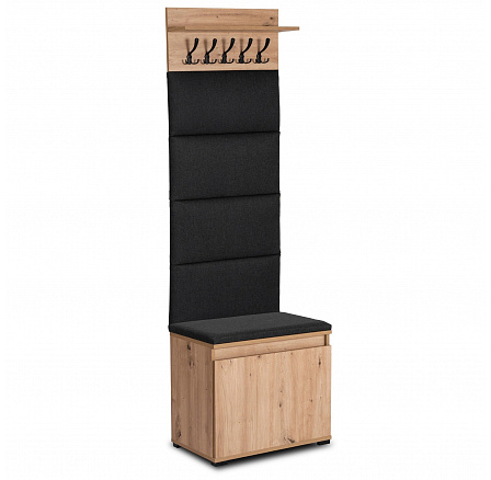 Zestaw do Przedpokoju VENORNA 60 cm Dąb Artisan/Grafit