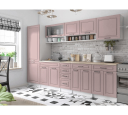 Kuchyňská linka Brigita 300/300 růžová MAT