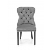 Étkezőszék MIYA, szürke bársony