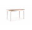 Étkezőasztal KSAWERY, sonoma tölgy/fehér