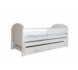 Gyerekágy 2 személyre Olen 180x80 matraccal Fehér+Fehér