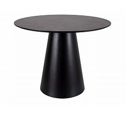 ANGEL 100 étkezőasztal, Szürke márvány hatás/Fekete