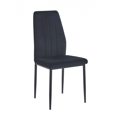 Velvet szék fekete K12-FX