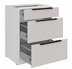 Dolní skříňka COMBO - 60 D 3S BB, Bílá/Kašmír