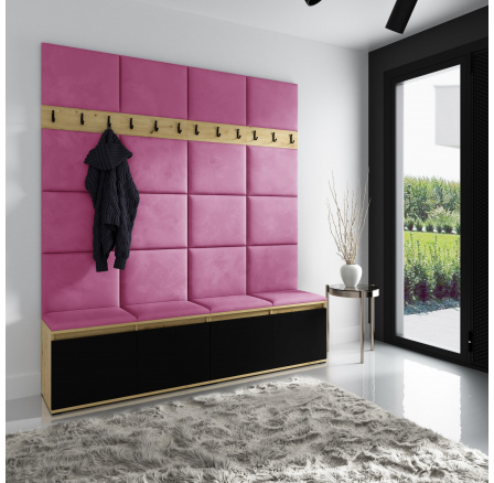 EMI 4 előszobafal, Trinity 10/Artisan+fekete