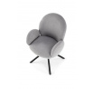 Forgó étkezőszék K498, Szürke/Fekete