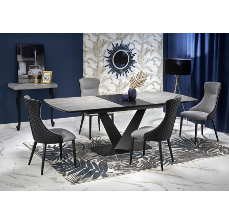 VINSTON étkezőasztal, sötétszürke