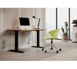 Állítható magasságú MALLO asztal Fekete+Szürke