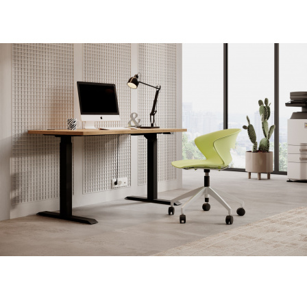 Állítható magasságú MALLO asztal Fekete+Szürke