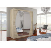 Tolóajtós szekrény tükörrel BALTIMORE 180 Sonoma+Sonoma