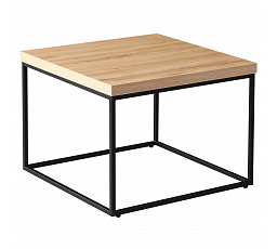 Konferenciasztal 60x60x45cm, MDF, vad tölgy, CT-V2006 OAK