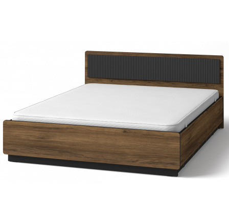 PRESTIGO ágy - P13, Warmia dió/San Sebastian/Fekete matt