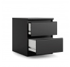 Noční stolek SIMPLICITY 291, Černý dub woodgrain