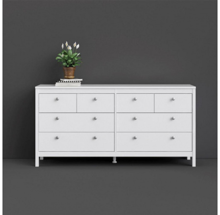 Komoda REAL 8s (79663-4949), Bílá