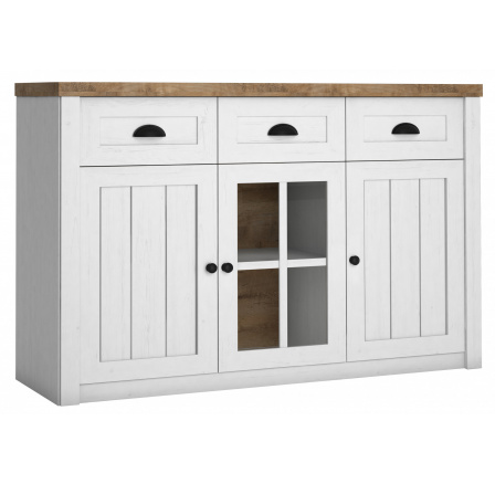 PROVENCE KOMÓDIA K3S, Andersen Fenyő + Lefkas Tölgy