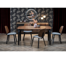 PEDRO étkezőasztal, Dió/Fekete