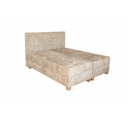 Kárpitozott LARGO 160 ágy tárolóval, Bézs