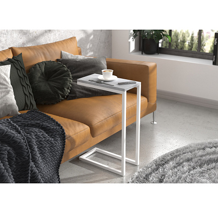 SPARK Kisasztal Fehér+Beton