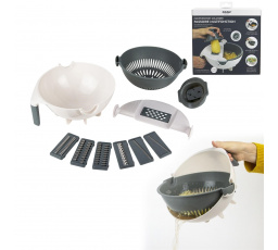 Multifunkcionális zöldségreszelő tálkával