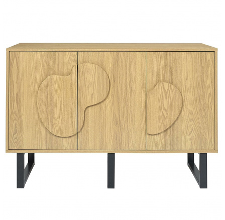 Calypso komód/tálalószekrény tölgy/fekete