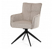 Jídelní židle, béžová, látka, DCH-P3170 LAN2