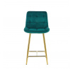 H1-FX bárszék, zöld / arany