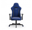 Sötétkék szövet gamer szék Starter