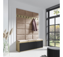 EMI 6 előszobafal, Trinity 04/Artisan + Fekete