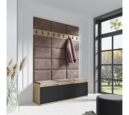 EMI 6 előszobafal, Trinity 06/Artisan + Fekete