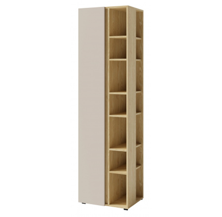 LUCA LC 4 polc, Bézs-homok/Tölgy olajozott