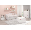 ELZA Komód Fehér+Rózsaszín