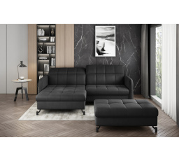 Narożnik Lorelle + Pouf Monolith 97 110x200 Left 1