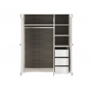 BLANCO 27 sosna śnieżna/MDF new grey - szafa