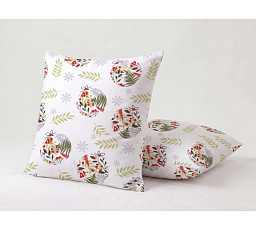 Povlak flanel Stella green 50x50 cm