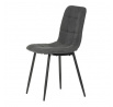 Jídelní židle, šedá, látka, CT-281 GREY2