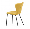 Jídelní židle, žlutá, látka, CT-S8010 YEL2