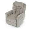Polohovací křeslo, elektrické kabelové ovládání, béžová, látka, TV-7072 LAN2