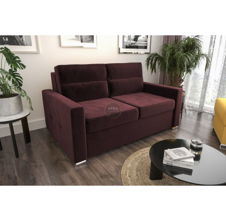 SOFA ARTE II 150 CM - Odcienie bordowego