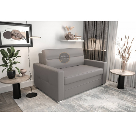 SOFA Z FUNCJĄ SPANIA ARTE I 140CM - SKÓRA NATURALNA - Skóra szara SOFA Z FUNCJĄ SPANIA ARTE I 140CM - SKÓRA NATURALNA - Skóra szara
