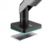49 hüvelykes monitor tartó, szürke-fekete LED RGB X-ARM