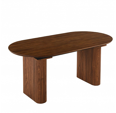 Stół OVAL Rozkładany 180-220 cm Orzech